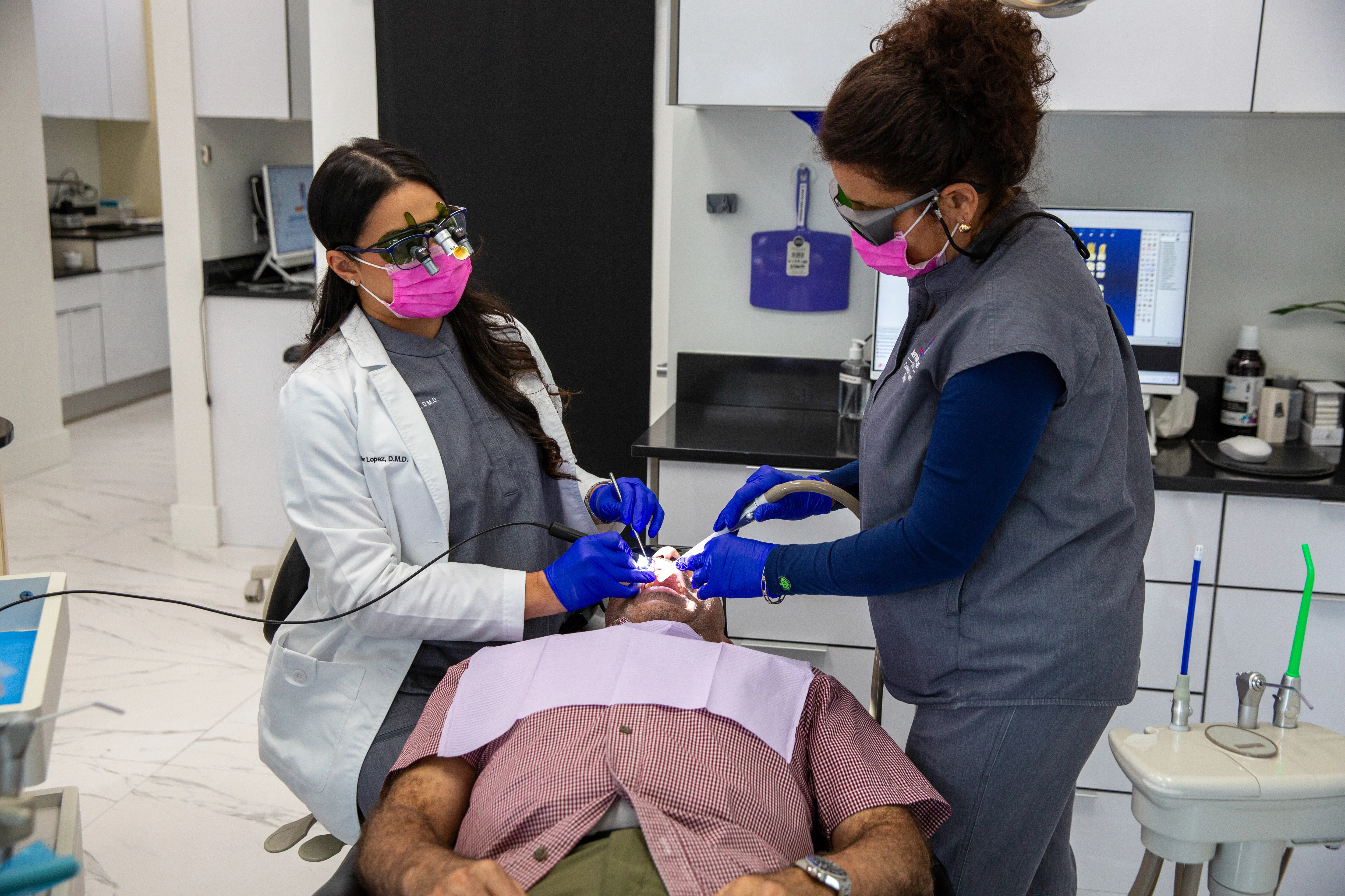 Gemini soft tissue laser treatment at Jennifer Lopez Dental in Miami